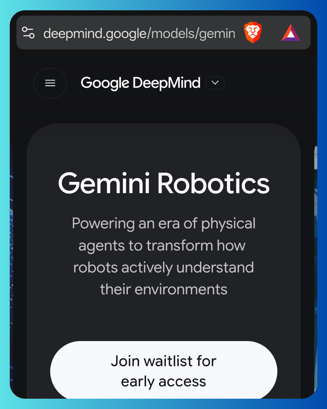 Gemini Robotics
